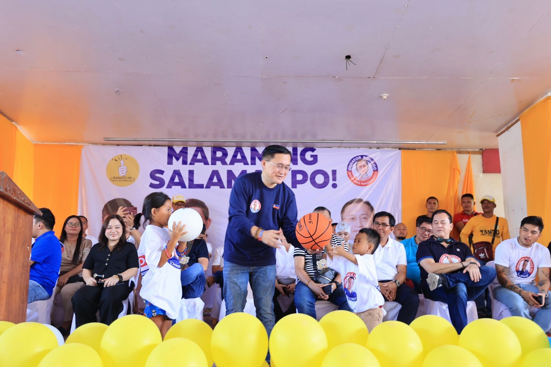 Bong Go spearheads Manay, Davao Oriental relief efforts